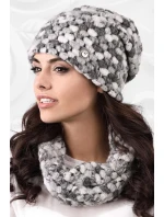 Dámská čepice model 163245 šedá - Kamea