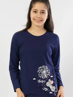 Dětské pyžamo dlouhé Myš s pampeliškou