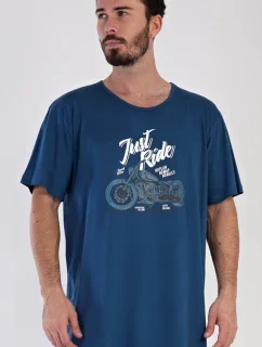 Pánská noční košile s krátkým rukávem Samuel