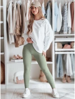 Dámské sportovní legíny FITTATO zelené FashionStreet UY2603