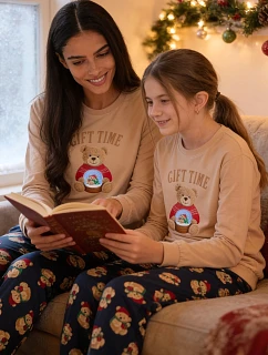 Piżama Cornette 671/479 Gift Time dł/r Christmas S-2XL