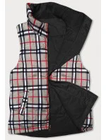 Oboustranná černá dámská vesta (2383) Oboustranná černá dámská vesta (2383)