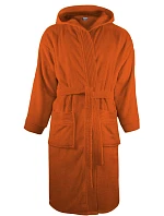 The One Towelling Bathrobe hooded Župan s kapucí 48.1021 terra spice