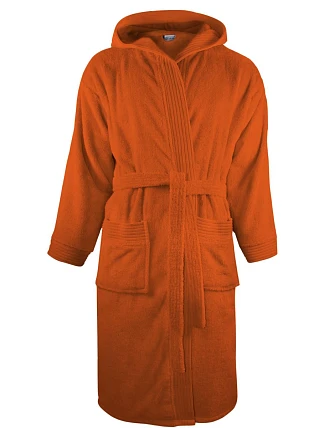 The One Towelling Bathrobe hooded Župan s kapucí 48.1021 terra spice