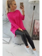 Mikina s potiskem kola fuchsiová Mikina s potiskem kola fuchsiová