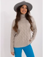 Jumper AT SW 23445.00 světle šedý Jumper AT SW 23445.00 světle šedý