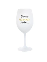 PROTOŽE (S)PROSTĚ PROTO... - bílá sklenice na víno 350 ml PROTOŽE (S)PROSTĚ PROTO... - bílá sklenice na víno 350 ml