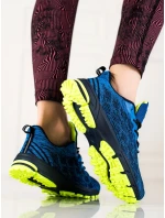 Výborné tenisky modré dámské bez podpatku Výborné tenisky modré dámské bez podpatku