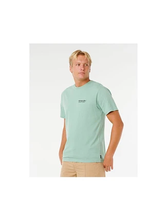 Pánské tričko RIP CURL Vaporcool Search Peak Tee, zelené Pánské tričko RIP CURL Vaporcool Search Peak Tee, zelené