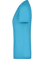 Daiber JN 928 Dámské elastické tričko s výstřihem do V 02.0928 turquoise Daiber JN 928 Dámské elastické tričko s výstřihem do V 02.0928 turquoise