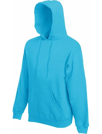 Fruit of the Loom Classic Hooded Sweat Mikina s kapucí 16.2208 azure blue Fruit of the Loom Classic Hooded Sweat Mikina s kapucí 16.2208 azure blue