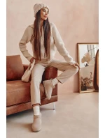 Dámské semišové nízké boty do sněhu Světle béžová Shelie