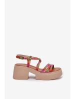 Dámské kožené sandály Maciejka 06990-39 Multikolor