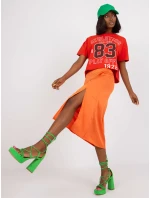 Sukně WN SD 1705.86 oranžová