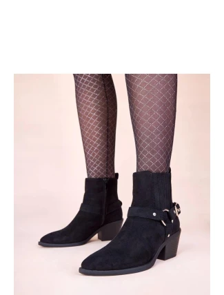 Boty na podpatku model 221024 Solea Boty na podpatku model 221024 Solea