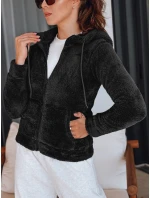 Dámská mikina s kapucí černá FashionStreet BY1556