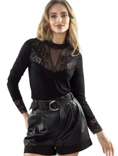 Dámská halenka Ernesta black - ELDAR