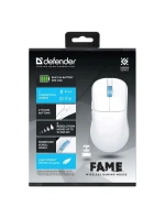DEFENDER BEZDRÁTOVÁ MYŠ FAME GM-516 RF+BT 10000DPI 6P BÍLÁ 52516