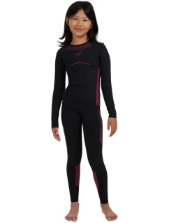 Bezešvé spodní prádlo pro dívky 4F F250 tmavě černé 4FJWAW25USEAF250 20S