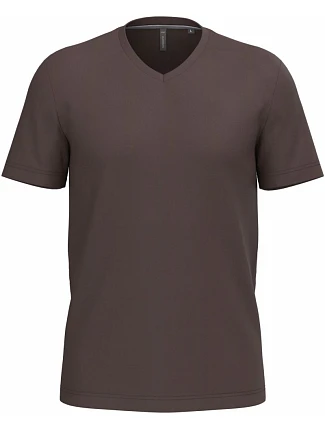 Kariban K 357 Pánské tričko s výstřihem do V 20.K357 chocolate Kariban K 357 Pánské tričko s výstřihem do V 20.K357 chocolate