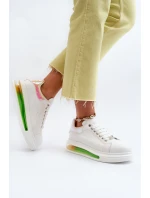 Dámské kožené tenisky GOE NN2N4029 bílé