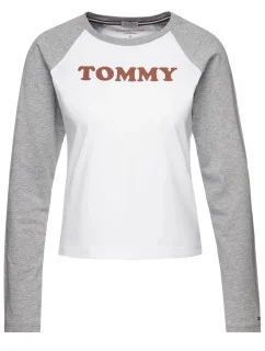 Dámské Tričko s dlouhým rukávem UW0UW01906-101 - Tommy Hilfiger