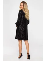 Dámské šaty M715 černé - Made Of Emotion Dámské šaty M715 černé - Made Of Emotion