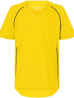 Daiber JN 386K Dětské týmové tričko 02.386K yellow/black