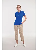 Russell Athletic 566F Dámské elastické piqué polo 10.566F bright royal Russell Athletic 566F Dámské elastické piqué polo 10.566F bright royal