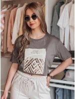 Dámské tričko CENTIA graphite FashionStreet RY2612