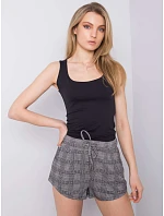 Šortky D17003O61874K šedá černá