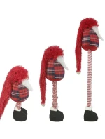 DEKORATIVNÍ TRPASLÍK NA DALEKOHLEDU 38-88CM ČERVENÝ