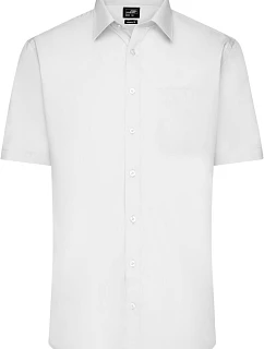 Daiber JN 680 Popelínová košile s krátkým rukávem 02.0680 white