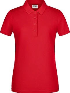 Daiber 8009 Dámské piqué polo z bio bavlny 02.8009 red