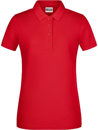 Daiber 8009 Dámské piqué polo z bio bavlny 02.8009 red Daiber 8009 Dámské piqué polo z bio bavlny 02.8009 red