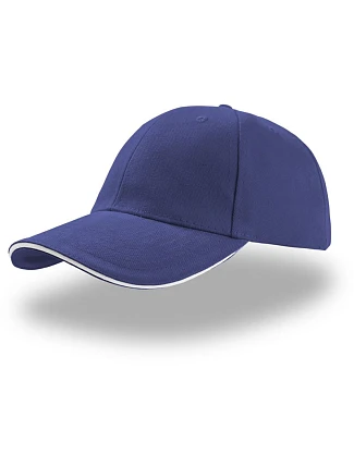 Atlantis Headwear Liberty Sandwich 6 panelová kšiltovka "Liberty Sandwich" 33.0005 royal/white