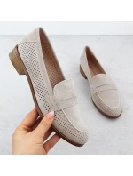 Semišové lordské polobotky Potocki W SZ12585 WOL291B