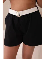 Sada s potiskem new punto halenkové + šortky černý