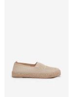 Dámské Espadrilky S Pletením Vinceza 13624 Béžové