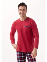 Pyžamo Luna 805 délka/r M-2XL Z24/25 pánské Pyžamo Luna 805 délka/r M-2XL Z24/25 pánské