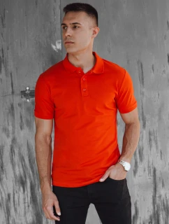 FashionStreet pánské oranžové polo tričko PX0609