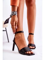 Dámské sandály na vysokém podpatku Černe Camellia Dámské sandály na vysokém podpatku Černe Camellia