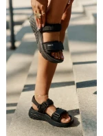 Sportovní Sandály Dámské Na Platformě Big Star RR274A077 Černé