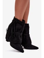 Dámské Kotníkové Boty S Frézkami A Zlatými Přezkami Evelisse Dámské Kotníkové Boty S Frézkami A Zlatými Přezkami Evelisse