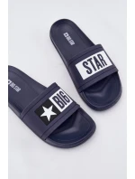 Dámské pantofle Big Star – námořnická modrá/bílá