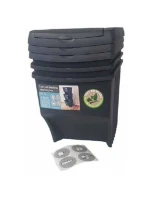 KOŠ 22 L SADA 3 KS ANTRACITOVÝ