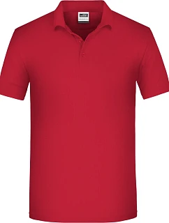 Daiber JN 874 Pánské pracovní bio piqué polo 02.0874 red