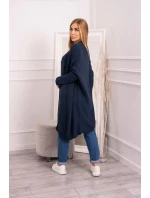 Svetr s džínovými netopýřími rukávy