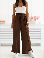 Kalhoty CS SP XYS3375.03 tmavě hnědé