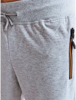 FashionStreet pánské světle šedé teplákové kraťasy SX2277